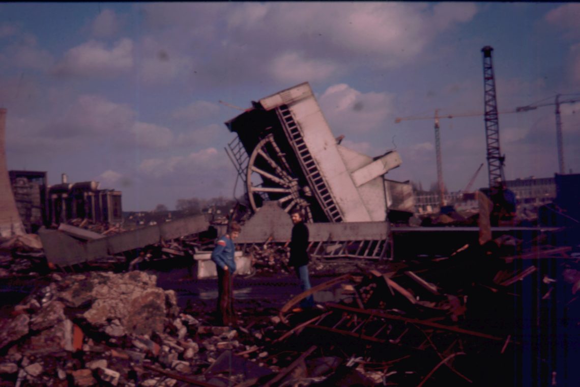Sloop schacht 3 van de ON 1 in Heerlen, 1976. HCLH collectie Wismans